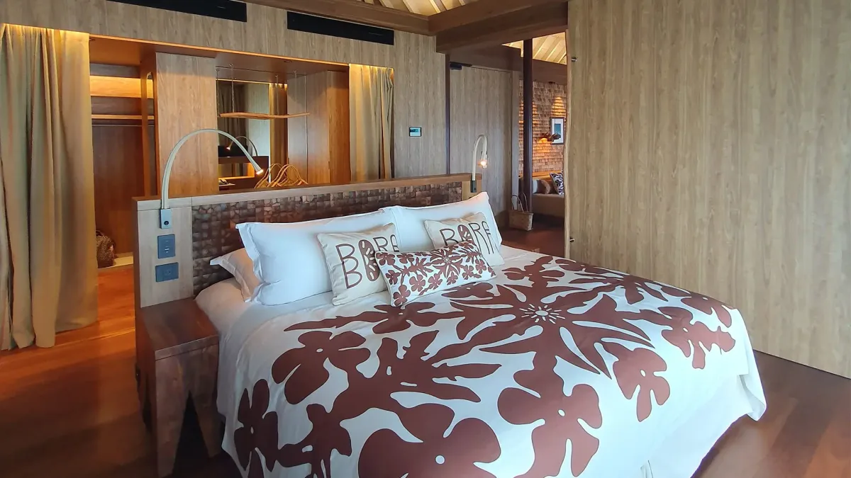 Villa sur pilotis vue sur Moorea